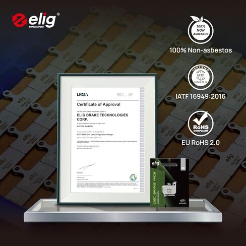 وسائد فرامل قرص الدراجة من ELIG متوافقة مع Avid Sram Apex 1، CX1، S-700 B1، Force 1، Force 22، Rival 1، Rival 22، Level TLM، Level Ultimate، Red eTap HRD، Red 22｜MTB/eMTB/Downhill/Trail/All Mountain in Kuwait