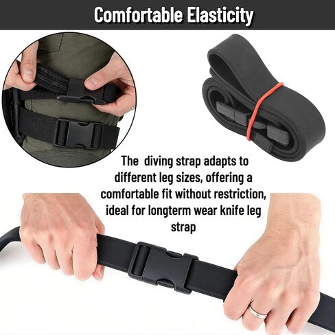 Diving Knife Straps, Diving Quick Release Rubber Knife Straps Dive Snorkeling Replacement Knifes Belt in Saudi Arabia
