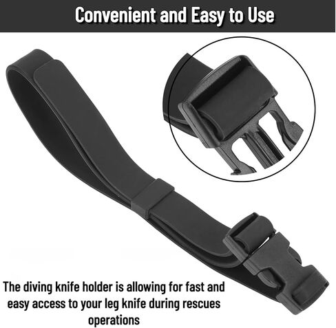 Diving Knife Straps, Diving Quick Release Rubber Knife Straps Dive Snorkeling Replacement Knifes Belt in Saudi Arabia