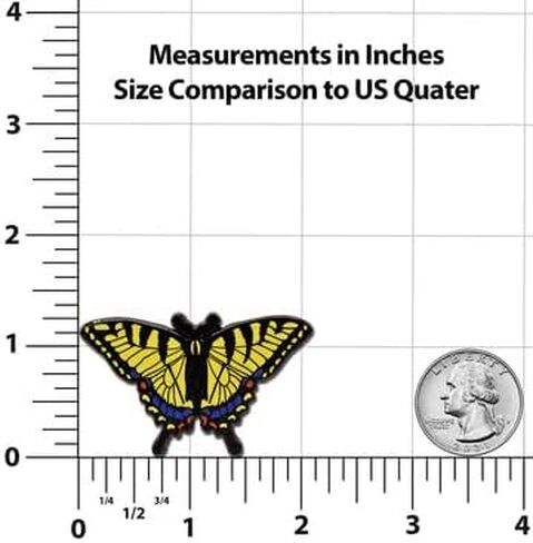 دبوس المينا الصلب على شكل فراشة ذيل بشق النمر الشرقي in Kuwait