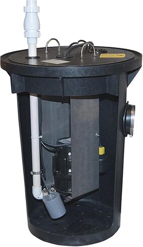 Zoeller 915-0005 1/2 HP The Shark Residential Sewage Grinder System with 18-Inch Basin in Saudi Arabia