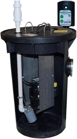 Zoeller 915-0005 1/2 HP The Shark Residential Sewage Grinder System with 18-Inch Basin in Saudi Arabia