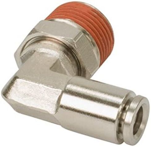 1/4" Npt(M) To 1/8" Airline 90° Swivel Elbow Fitting (2 Pcs) Dot Approved in Saudi Arabia