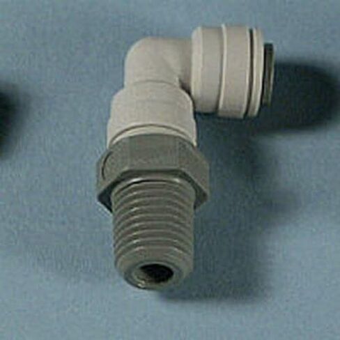 1/2" Tube OD x 3/8" MNPTF Super Speedfit Male Swivel Elbow Tube Fitting in Saudi Arabia
