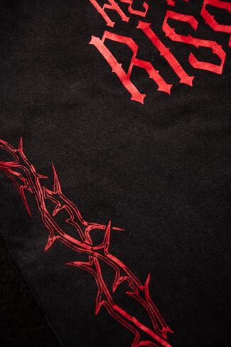 SAINT KAIZEN Risen Tee Shirt – Acid Wash | Oversized Christian Gym Tee, 220-gsm Cotton, Direct Inject Screen Print, Soft Enzyme Wash, Faith-Inspired Fitness Apparel Black in Saudi Arabia