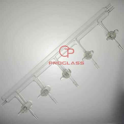 Manifold,Vacuum/Inert Gas,high Vacuum Hollow Glass stopcocks in Saudi Arabia