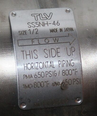 1/2" NPT Free Float Steam Trap SUS316L 650 Psi/650F TLV SS5NH-46 in Saudi Arabia