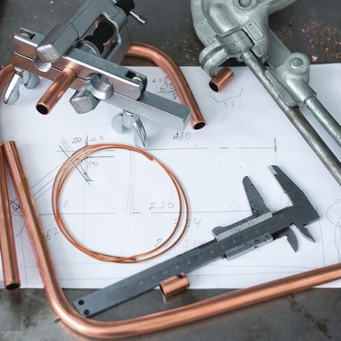Soft Copper Tubing Coil for Air Conditioner and Refrigeration, 2.2mm Outer Diameter X 0.5mm Wall Thickness, Soft Copper Tube for Hvac and Freezer Applications in Saudi Arabia
