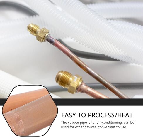 Multifunctional Soft Copper Tube 12mm Od X 1mm Wall Thickness 1m Length for Air Conditioner and Freezer Repair DIY Industrial Use in Saudi Arabia