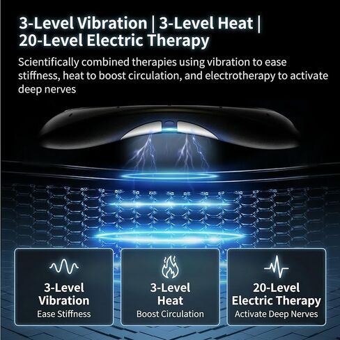 جهاز جر قطني كهربائي، مدلك أسفل الظهر، جهاز جر خلفي مع وسائد هوائية قابلة للتعديل لتخفيف آلام أسفل الظهر، جر ديناميكي، اهتزاز 3 مستويات وحرارة 113-131 درجة فهرنهايت in Kuwait