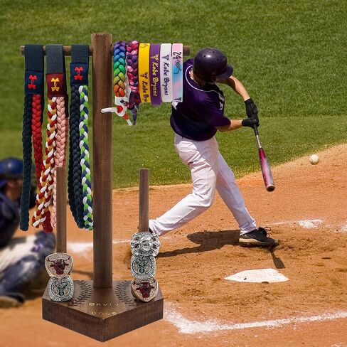 Baseball and Softball Ring Holder for Softball Sports Jewelry,Championship Ring Display Case for Baseball Drip,Jewelry Organizer for Baseball Accessories and Necklace,Sport Bracelet in Kuwait