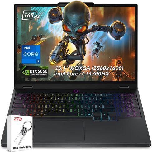 Lenovo Legion 5i - كمبيوتر محمول للألعاب يعمل بالذكاء الاصطناعي - Intel® Core™ i7-13650HX - شاشة 15 بوصة 2K WUXGA IPS - 4.9 جيجا هرتز - NVIDIA® GeForce RTX™ 5050 - ذاكرة 16 جيجا بايت - تخزين 512 جيجا بايت - أسود Eclipse in Kuwait