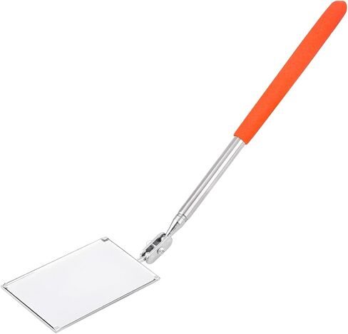 Sun Walker Telescoping Inspection Mirror, 360-Degree Rotatable Rectangular Mechanic Mirror on a Stick, Extendable Mirror Long Inspection Tool for Checking Vehicle Condition in Saudi Arabia