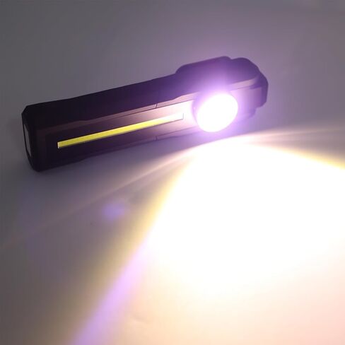 مصباح تفصيلي من Keenso، مصباح فحص طلاء LED متطابق الألوان قابل لإعادة الشحن مع قاعدة مغناطيسية وخطاف، خرج ساطع 500 لومن، CRI 93، 2700K 4500K 6500K in Kuwait