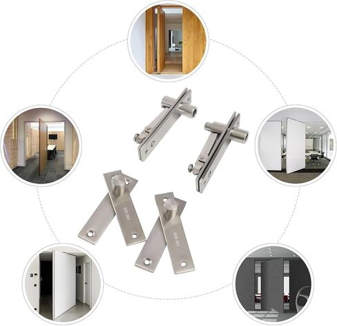 مفصل محوري للباب رف كتب مخفي شديد التحمل 360 درجة غير مرئي 2 قطعة in Kuwait