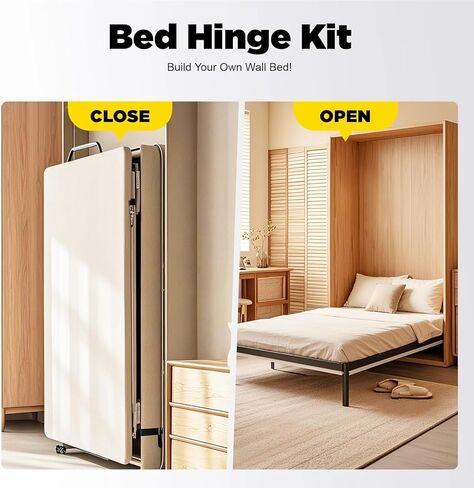27 * 34.5cm Silver+ White Wall Bed Hinge Kitl 1Pcs in Saudi Arabia