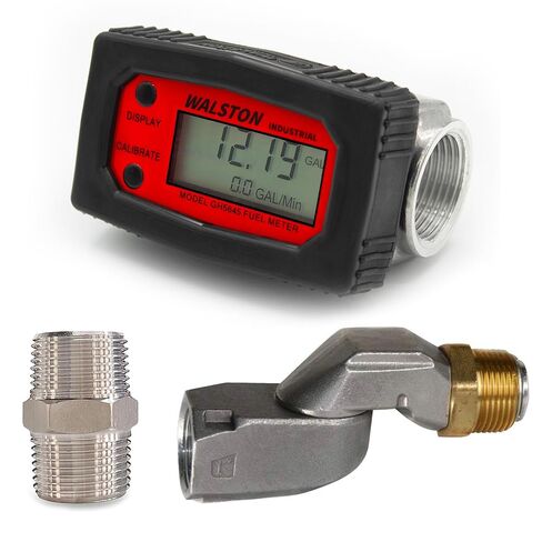 عداد الوقود الرقمي 1 بوصة، GH-5645 عداد الوقود الثقيل للديزل والبنزين والكيروسين ومواد التشحيم، 1 بوصة NPT in Kuwait