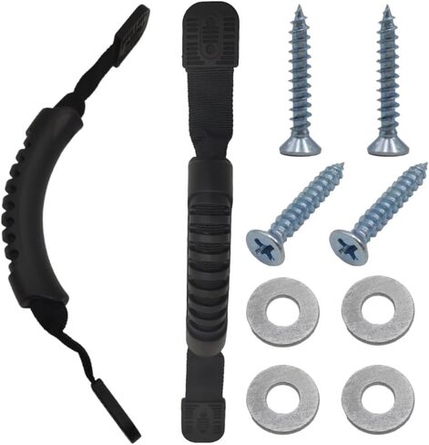 Canoe/Kayak Molded Webbing Handle with Screws- for Kayak Paddle Tandem Canoe Boat & Lifetime Kayaks Side Mount Handles (Pack of 2) in Kuwait