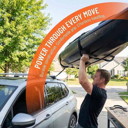 Canoe/Kayak Molded Webbing Handle with Screws- for Kayak Paddle Tandem Canoe Boat & Lifetime Kayaks Side Mount Handles (Pack of 2) in Kuwait