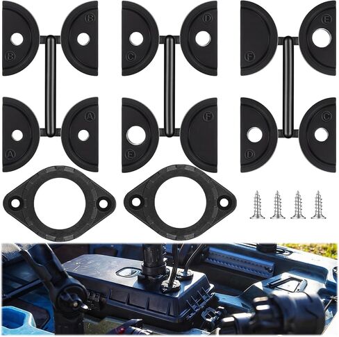Threehoney Through Hull Wiring Kits for Device Battery Connections, Thru Hull Wiring Kits for Wilderness Track Mount Systems, Kayak Fishing Accessories for Installs of Fish Finders, Motors, Lighting in Saudi Arabia