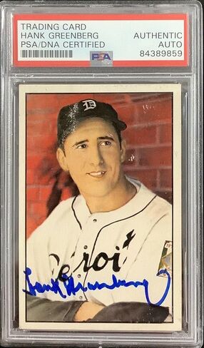 Hank berg Signed 1982 Diamond Classics #49 Card Tiger Autograph HOF PSA/DNA - Baseball Slabbed Autographed Cards in Saudi Arabia