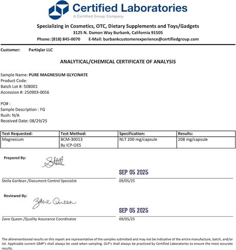 Magnesium Glycinate 200mg - Chelated Magnesium Bisglycinate for Maximum Absorption - Support for Sleep, Muscle Cramps & Relaxation - Gentle on Stomach - 60 Veggie Capsules in Kuwait