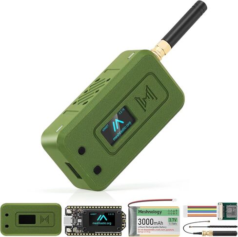 Heltec V3 Case for ESP32 LoRa Development Board Custom Meshtastic Case with Antenna Port and Charging Slot (N35, Purple) in Saudi Arabia