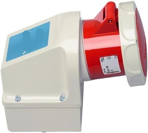 CEE wall-mounted industrial socket waterproof socket IP67, 32A 5P 400V in Saudi Arabia