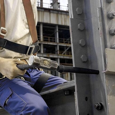 Broad-Head Bull Pin, Tether Hole, 1-1/16-Inch, 1 Pcs, Made of Forged, Heat-Treaded Steel with Black Finish in Kuwait