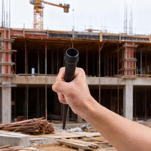 Broad-Head Bull Pin, Tether Hole, 1-1/16-Inch, 1 Pcs, Made of Forged, Heat-Treaded Steel with Black Finish in Kuwait