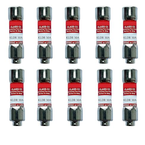 10 عبوات جديدة KLDR-30 KLDR-30A 600Vac صمام تأخير الوقت، KLDR 30A فئة CC خرطوشة الصمامات in Saudi Arabia