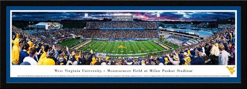 Blakeway Worldwide Panoramas, Inc. West Virginia Football, Sunset - Panoramic Poster or Framed Picture in Saudi Arabia