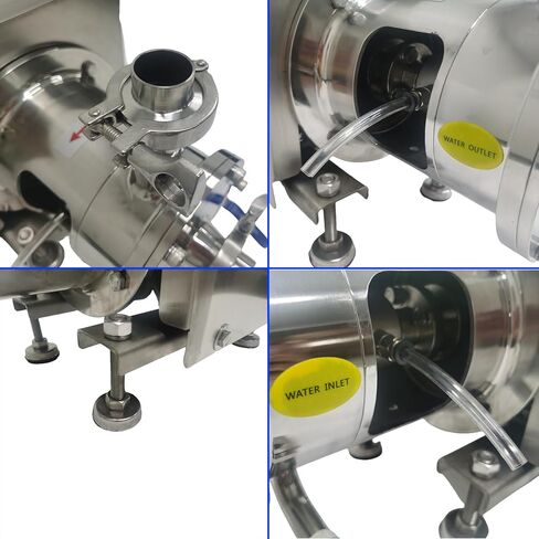 High-shear Emulsifying Pump Pipeline Single Stage Pipeline Emulsion Pump with Flow Range 0-3m³/h and 2900r/min for Mixing Dispersion and Emulsification 110V 2.2KW in Kuwait