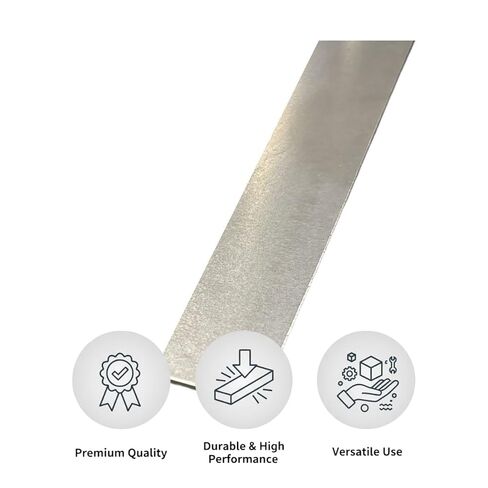 0.078" x 2.5" x 21" CP Grade 1 Titanium Sheet Annealed Durable Titanium Material Industrial Projects Custom Fabrication Precision Machining Mechanical DIY Metalwork in Saudi Arabia