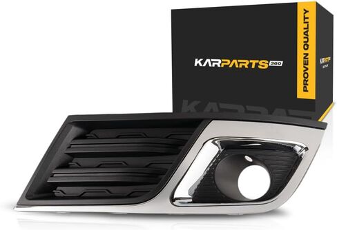 KarParts360 For Chevy Traverse 2014-2017 Fog Light Bezel Passenger Side LT | Black w/Chrome | Replacement For GM1039148 | 20988620 in Saudi Arabia