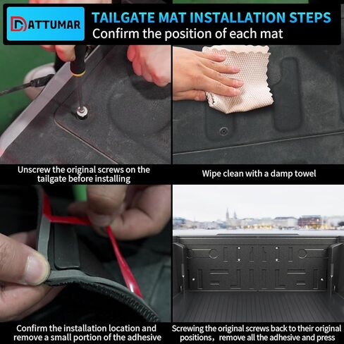 حصيرة سرير الشاحنة متوافقة مع بطانة سرير الشاحنة 2015-2024 Ford F-150 بطول 6.5 قدم، بطانة سرير لجميع الأحوال الجوية 2023 F150 (2015-2024،6.5 قدم) in Kuwait