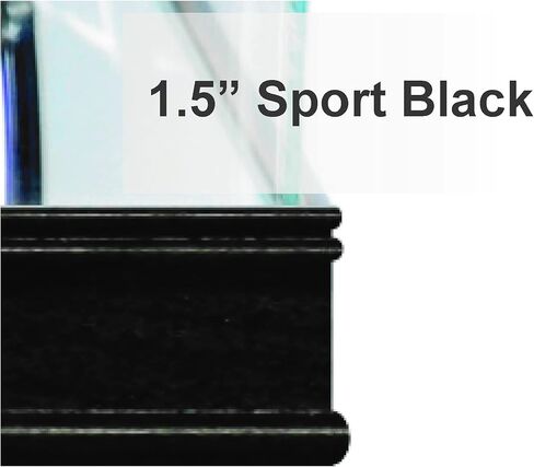Baseball Bat Display Case with Sport Moulding in Saudi Arabia