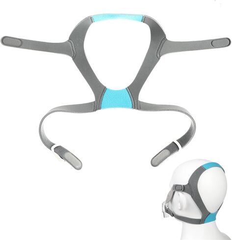 Headgear Replacement for AirFit/AirTouch N20 Mask Soft N20 Headgear Strap with Magnetic Clips in Kuwait