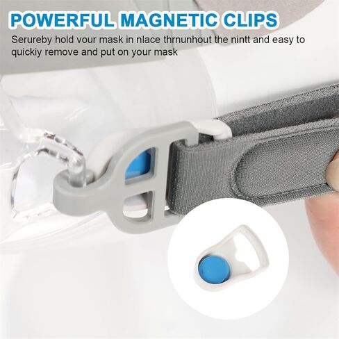 Headgear Replacement for AirFit/AirTouch N20 Mask Soft N20 Headgear Strap with Magnetic Clips in Kuwait