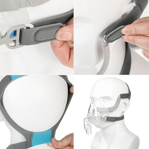 Headgear Replacement for AirFit/AirTouch N20 Mask Soft N20 Headgear Strap with Magnetic Clips in Kuwait