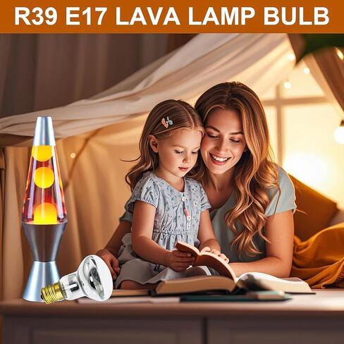 Replacement Bulbs for Lava and Glitter Lamps - 30W R39 E17 Reflector Bulbs, Dimmable, Soft Warm White Glow, Long Life, High Temp Resistance (2pack) in Kuwait