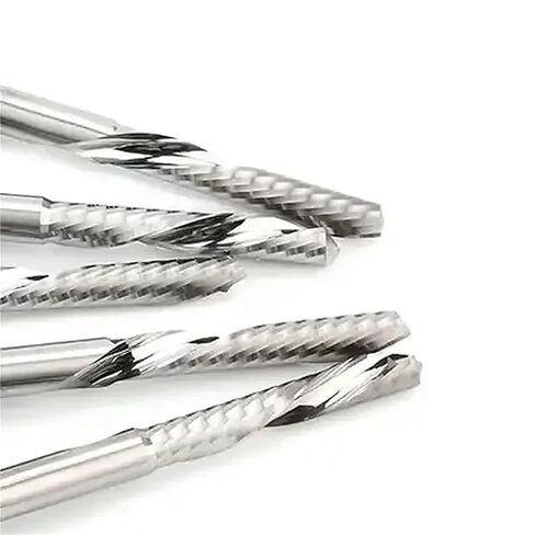 1PC 3.175mm Router bits for Acrylic MDF PVC End Mill Tools Fresas Single Flute Sprial Carbide Milling Cutter(3.175X2X6X38) in Saudi Arabia