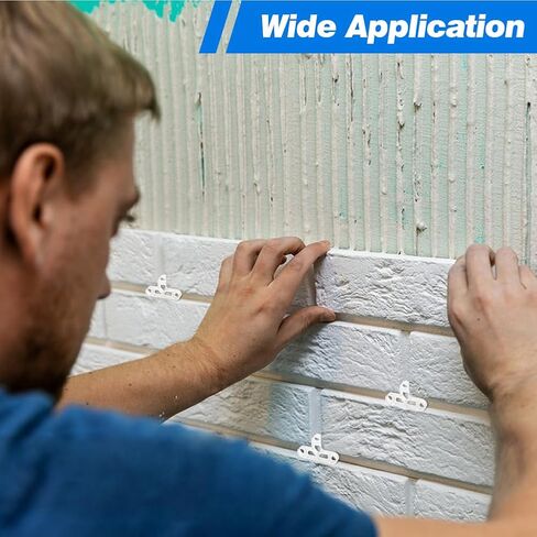 10mm 3/8 Inch 200 Pcs Tile Spacers Brick Wall Separator Thin Brick Veneer Tools in Saudi Arabia
