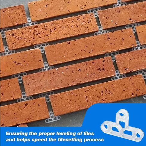 10mm 3/8 Inch 200 Pcs Tile Spacers Brick Wall Separator Thin Brick Veneer Tools in Saudi Arabia