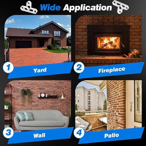 10mm 3/8 Inch 200 Pcs Tile Spacers Brick Wall Separator Thin Brick Veneer Tools in Saudi Arabia