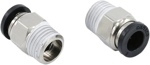 2PCS Air pipe quick connector PC8-02 quick plug pneumatic thread straight through 10-03 cylinder fittings(PC4,01) in Saudi Arabia