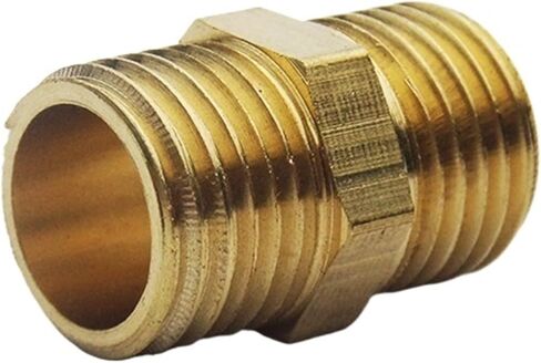 1/8", 1/4", 3/8", 1/2" Reducing coupler thread pipe joint copper stainless steel tube connector(1/2") in Saudi Arabia