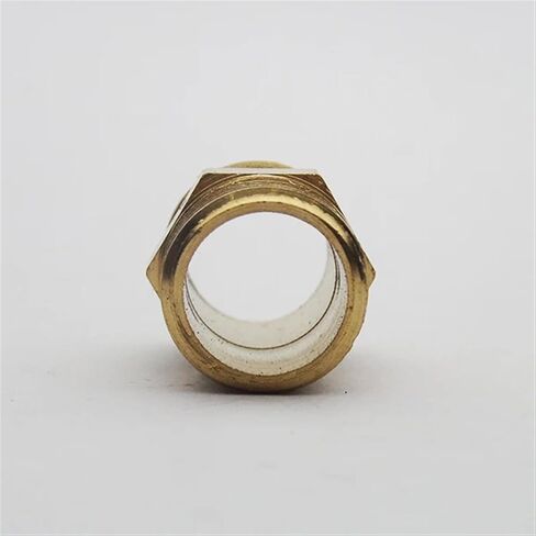 1/8", 1/4", 3/8", 1/2" Reducing coupler thread pipe joint copper stainless steel tube connector(1/2") in Saudi Arabia