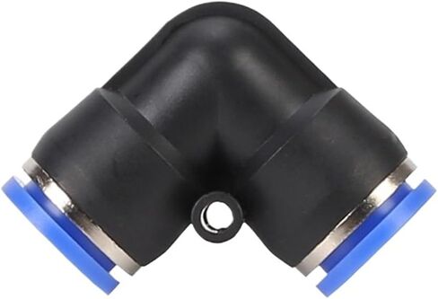 Pneumatic connector plastic butt right angle elbow quick insertion trachea quick connector PV-4/6/8/10/12/16(PV-10) in Saudi Arabia