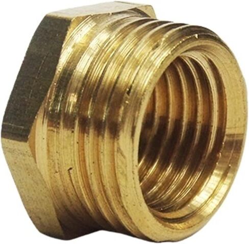 1 Pieces Brass Female Standard Pipe Thread Reducing Bush Reducer Fitting Gas Air Water Fuel Hose Connector(Copper Bushing4) in Saudi Arabia